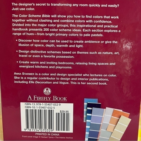 The Color Scheme Bible Color Palettes for Designing Home Interiors LIKE NEW - Picture 10 of 11